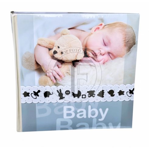 Hagyományos baby (beragasztós) fotóalbum 29x32 cm 60 oldal