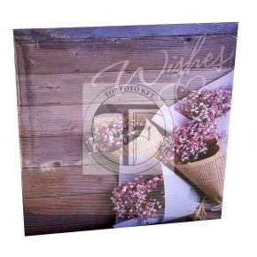   Traditionelles, selbstklebendes Fotoalbum (mit Fotoecke) 29x32 cm 100 Seiten