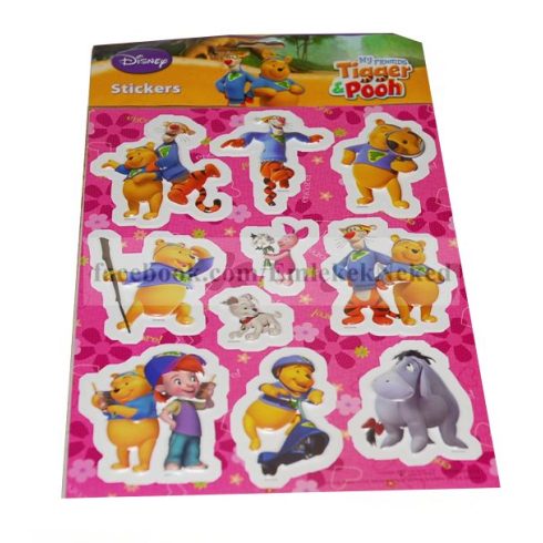 Disney Animal Friends Micimackó 3D matrica 21x28 cm