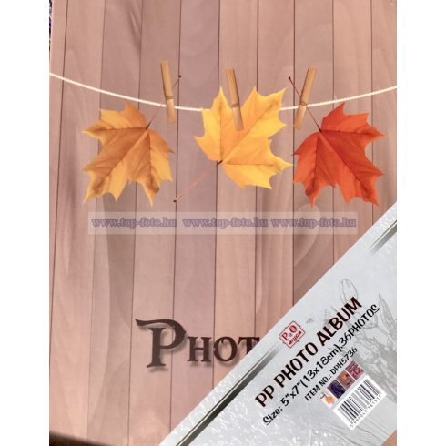 Kemény fedeles zsebalbum 13x18 cm/36 db