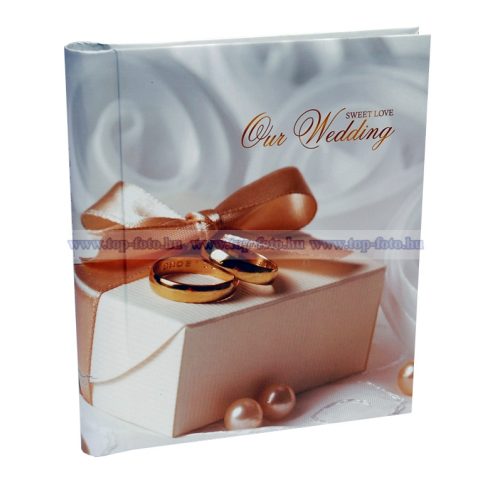 Öntapadós esküvői fotóalbum 40 oldal 28x21 cm