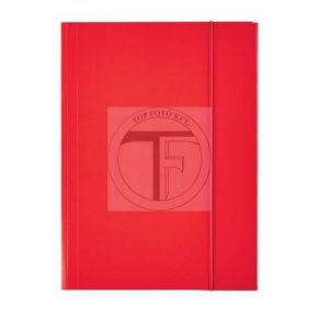   Gumis mappa, 15 mm, karton, A4, ESSELTE "Economy", piros