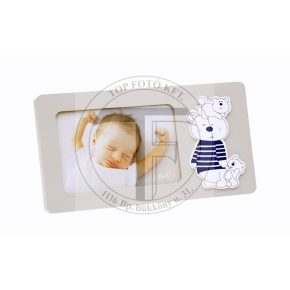 Baby MDF fa képkeret 10x15 cm