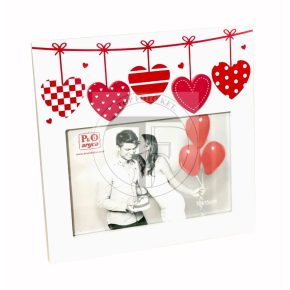 Fa festett MDF képkeret 10x15 cm