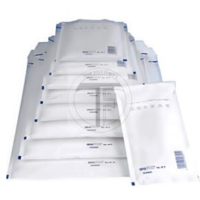   Légpárnás tasak, 320x455 mm külméret, VICTORIA, "I/19", fehér