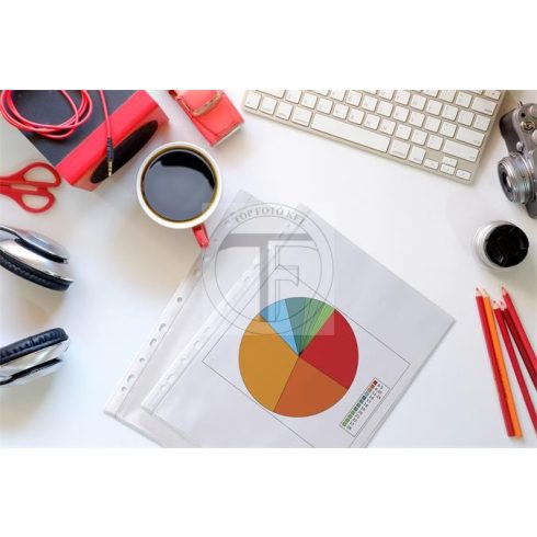 Genotherm, lefűzhető, A4, narancsos felület, 100 db/csomag, VICTORIA