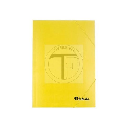 Gumis mappa, karton, A4, VICTORIA