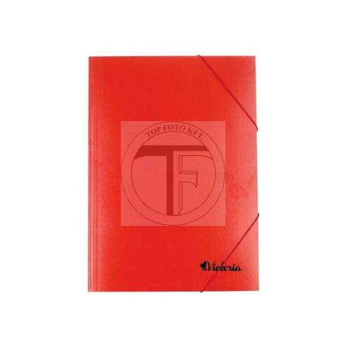 Gumis mappa, karton, A4, VICTORIA