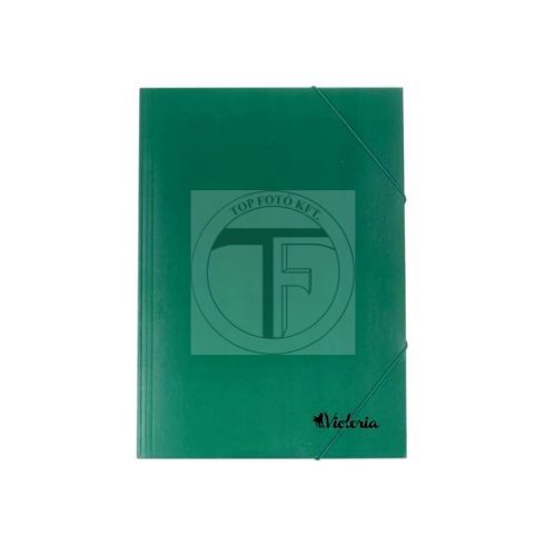 Gumis mappa, karton, A4, VICTORIA