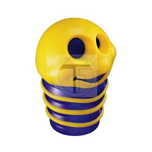 Hegyező, kétlyukú, tartályos, MAPED "Croc Croc", kukac, vegyes színek