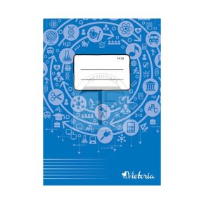   Füzet, tűzött, A5, vonalas, 32 lap, 1. osztály, VICTORIA Circle  "14-32"