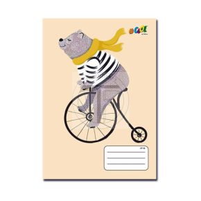   Füzet, tűzött, A5, kockás, 32 lap, COOL BY VICTORIA, "Cuties", "27-32"