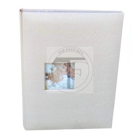 Bőrhatású bedugós (zsebes) fotóalbum 10x15 cm/50 db