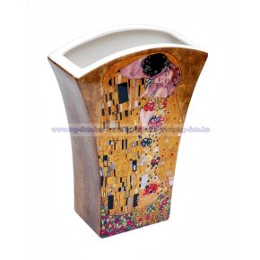 Klimt porcelán váza díszdobozban. 