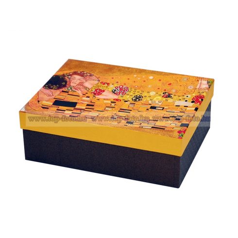 Klimt porcelán váza díszdobozban. 