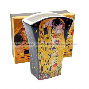 Klimt porcelán váza díszdobozban. 