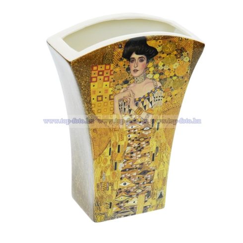 Klimt porcelán váza díszdobozban. 