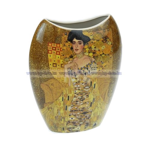 Klimt porcelán váza díszdobozban. 