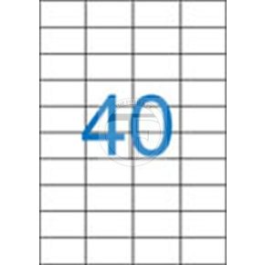   Etikett, univerzális, 52,5x29,7 mm, VICTORIA, 4000 etikett/csomag