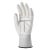 Szerelőkesztyű, tenyéren mártott 8-as méret, fehér