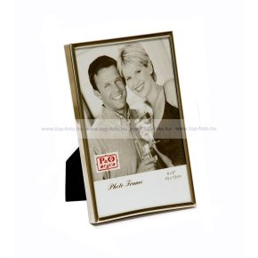 Krómozott fém képkeret 15x20  cm