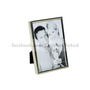 Krómozott fém képkeret 13x18  cm