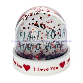 Műanyag fotógömb (szívecskés)