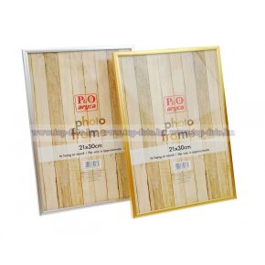   Fém hatású festett műanyag képkeret ezüst, arany színben 70x100 cm