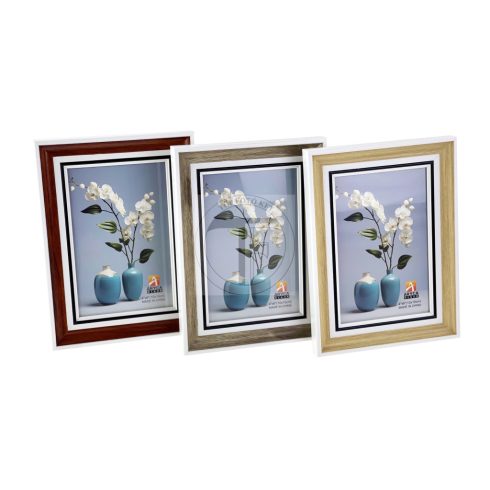 Bilderrahmen aus Kunststoff in Holzoptik, 10 x 15 cm