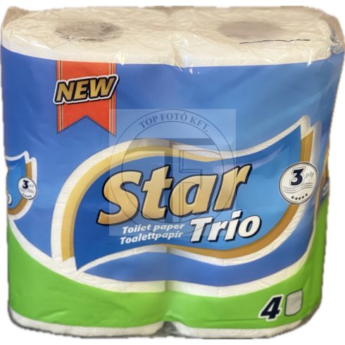 Star Trió WC papír 4 db
