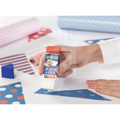 Ragasztóstift, háromszögletű, 25 g, TESA "EasyStick"