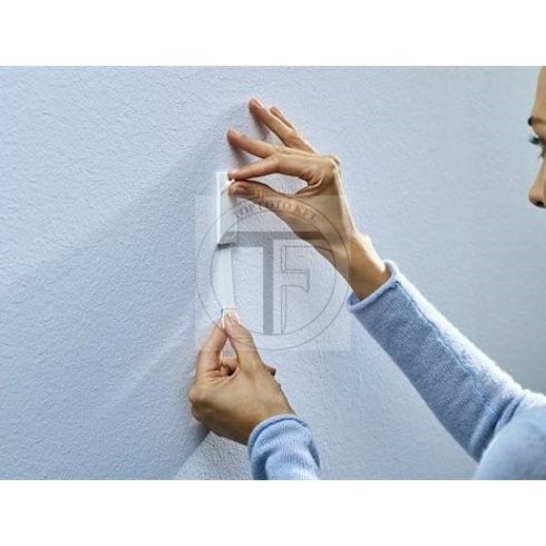 Akasztószög, öntapadós, TESA "Powerstrips®", érzékeny felületre