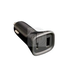   UltraTech Autoladegerät 1xUSB-A (20W), 1xUSB-C (12W) 12-24V DC Schnellladegerät