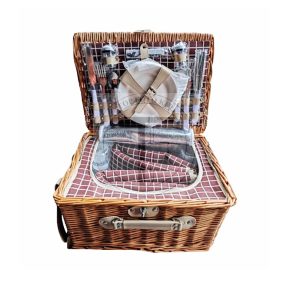 Piknik kosár 4 személyes hűtőtáskával