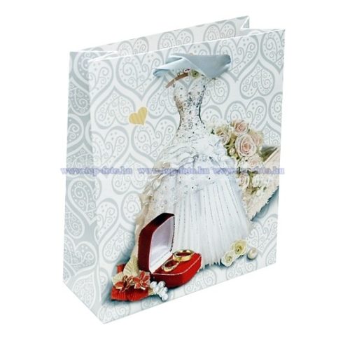 Esküvői ajándéktasak méret: közepes 12 db/csomag