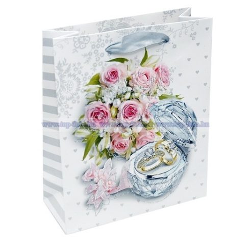 Esküvői ajándéktasak méret: közepes 12 db/csomag