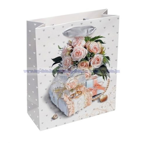 Esküvői ajándéktasak méret: közepes 12 db/csomag