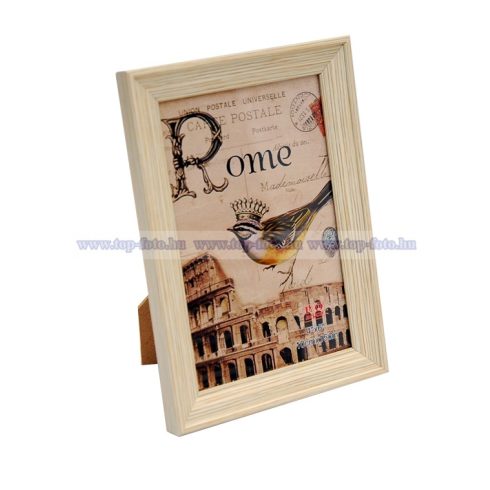 Fa hatású műanyag képkeret 13x18 cm