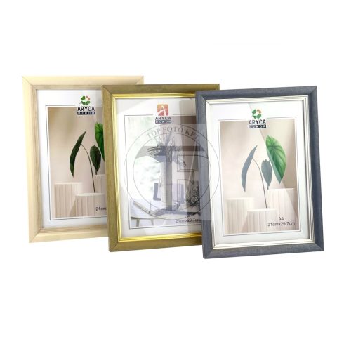 Bilderrahmen aus Kunststoff in Holzoptik, 21x29,7 cm