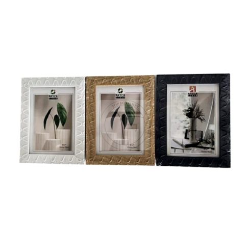 Bilderrahmen aus Kunststoff in Holzoptik, 13x18 cm